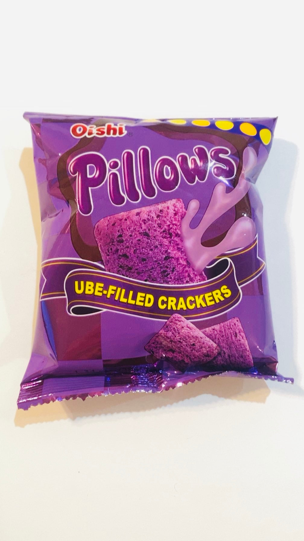 Oishi Pillows Ube-Filled Crackers